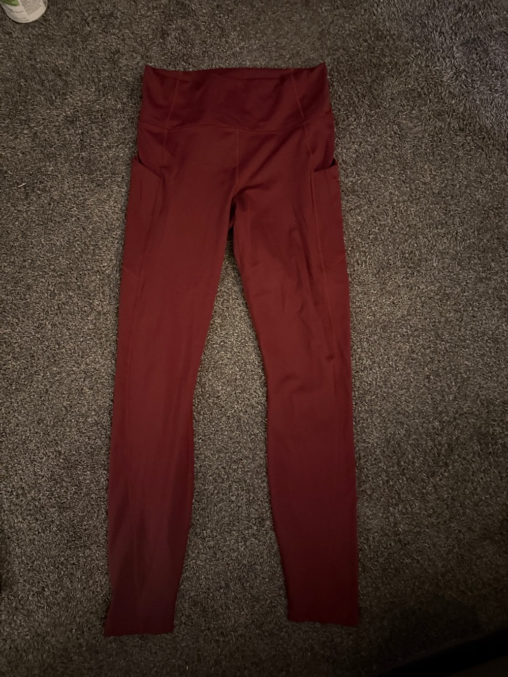 Fabletics Burgundy High-Waist Leggings